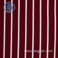 Striped jersey knit rayon spandex fabric